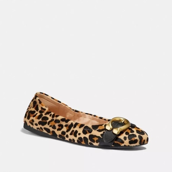 Coach Haircalf Stanton Ballet Flat SZ 7 - Picture 2 of 10